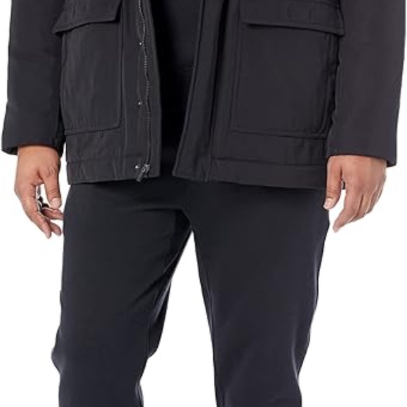 Men's Relaxed-Fit Water Repellent Recycled Polyester Hooded Parka - Picture 5 of 7